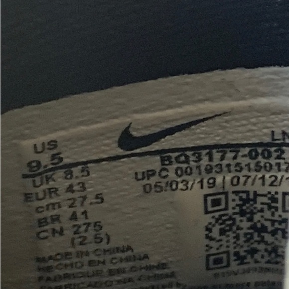 Nike LeBron XVII Oreo, Men's Size 9.5, BQ3177 002, NEW WITH BOX! - Picture 8 of 11